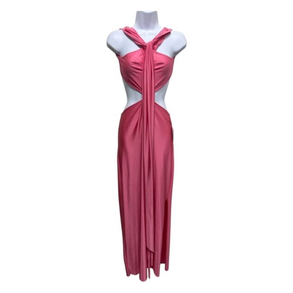 Baobab Ribera Cut-Out Maxi Dress Flamingo Size XS - Picture 12 of 13